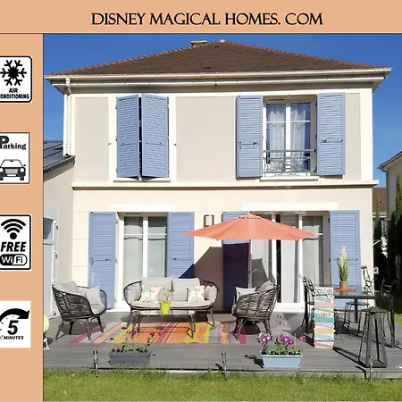 Tatil Evi Air-conditionned Villa, 5 Min To The Park - Magical Homes, Paris
